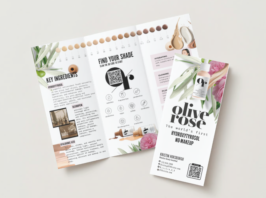 No-Makeup Makeup Brochure (customizable)